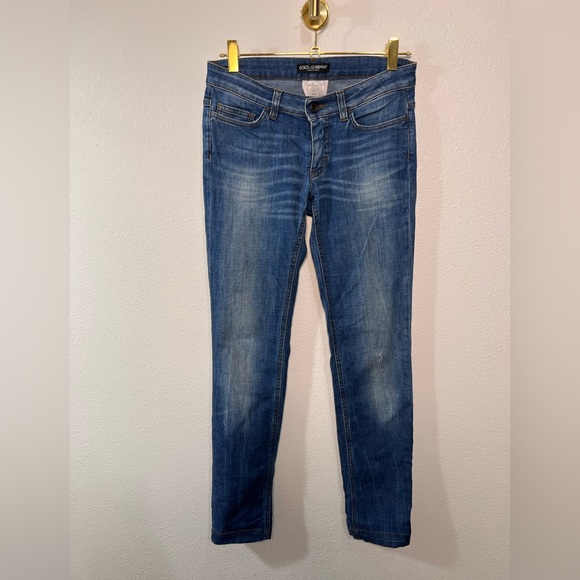Dolce & Gabbana Distressed Denim Cute Fit Jeans Size 38 - Picture 1 of 14